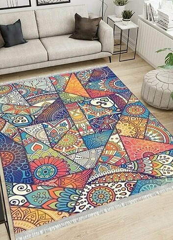 Kaymaz yıkanabilir dot taban halı&yolluk