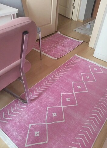 Kaymaz yıkanabilir dot taban halı&yolluk