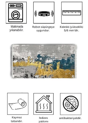  Beden çeşitli Renk Kaymaz yıkanabilir dot taban halı&yolluk