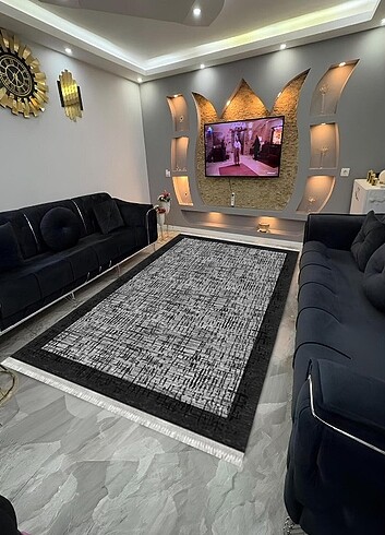 Kaymaz yıkanabilir dot taban halı&yolluk