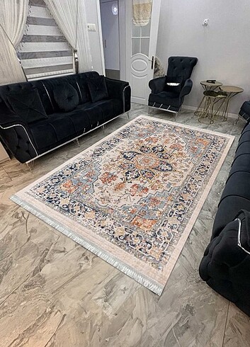 Kaymaz yıkanabilir dot taban halı&yolluk