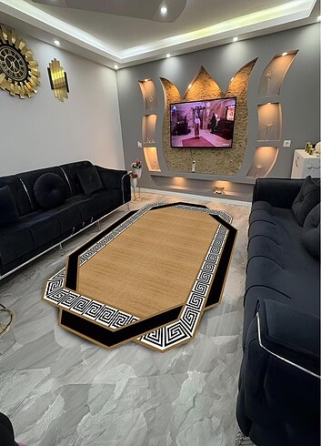 Kaymaz yıkanabilir dot taban halı&yolluk