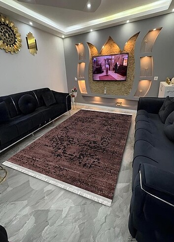 Kaymaz yıkanabilir dot taban halı&yolluk