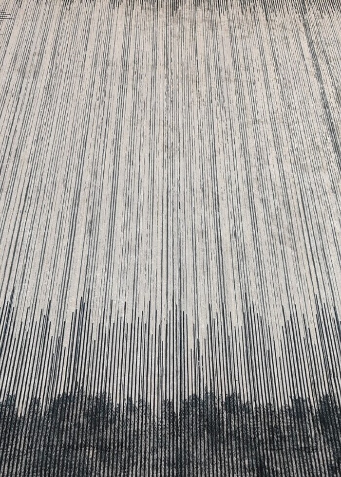 KAMPANYALI, İHRACAT FAZLASI MODERN SÜNGERLİ 1.40X1.40 KARE HALI - Görsel 5