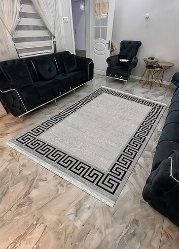 Kaymaz yıkanabilir dot taban halı&yolluk