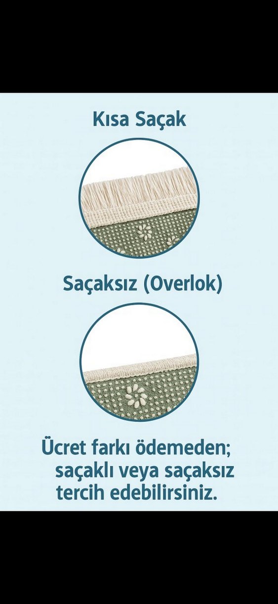 Kaymaz yıkanabilir dot taban halı&yolluk - Görsel 4