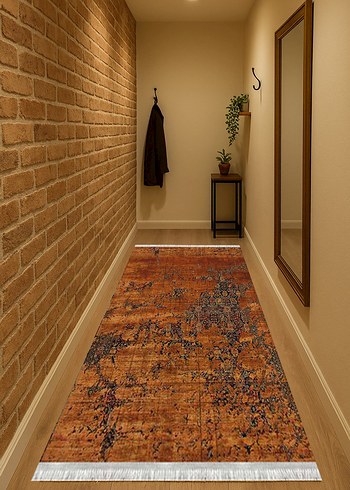 Kaymaz yıkanabilir dot taban halı&yolluk - Görsel 3