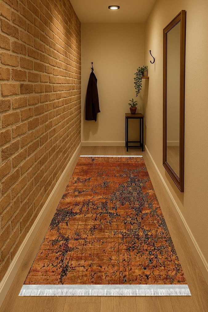 Kaymaz yıkanabilir dot taban halı&yolluk - Görsel 3