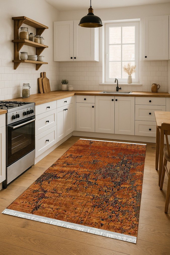 Kaymaz yıkanabilir dot taban halı&yolluk - Görsel 2