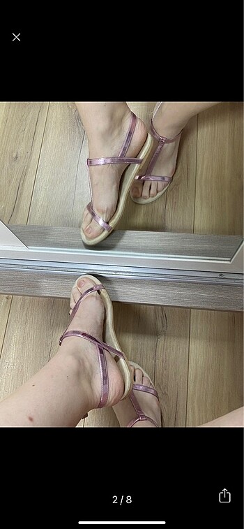 H&M H&M Mor Sandalet