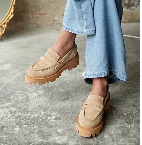 Hakiki Deri Makosen Loafer Oxford