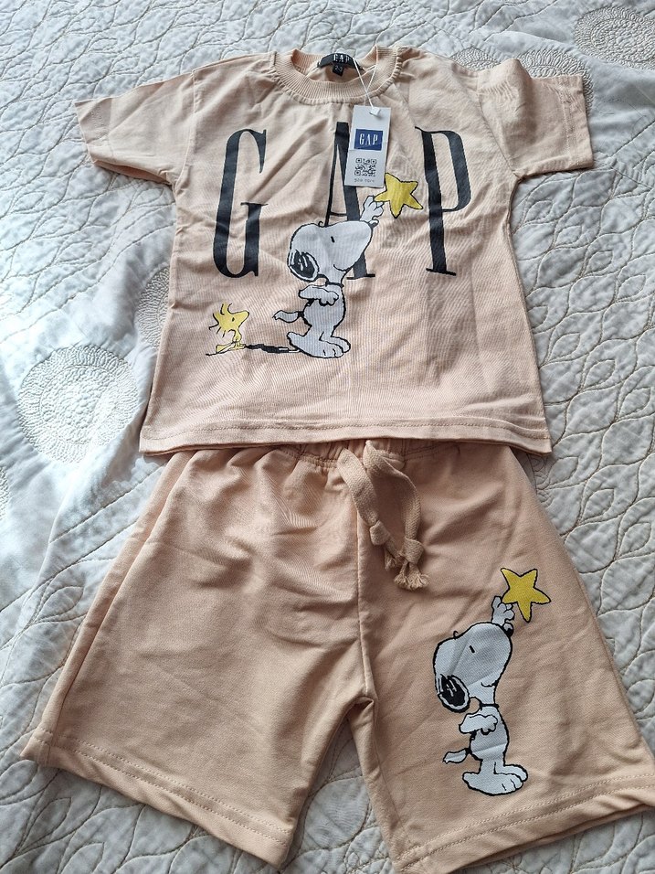 Çocuk Baskılı Kısa Kollu Mayo Takımı - Görsel 3