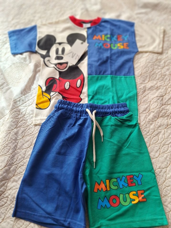 Çocuk Baskılı Kısa Kollu Mayo Takımı - Görsel 4