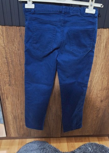 Erkek Çocuk Parlak Mavi Kot Pantolon - Görsel 2