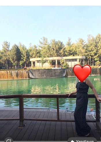 Siyah Puantiyeli tulum - Görsel 4