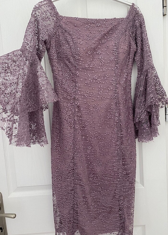 Midi boy kalem elbise - Görsel 3