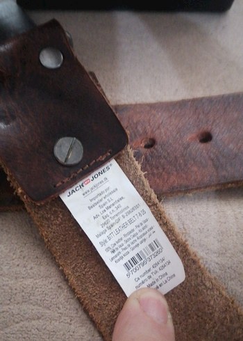 JACK JONES DERİ KEMER - Görsel 5