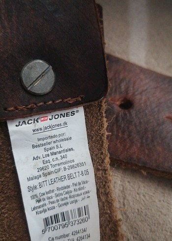 JACK JONES DERİ KEMER - Görsel 6