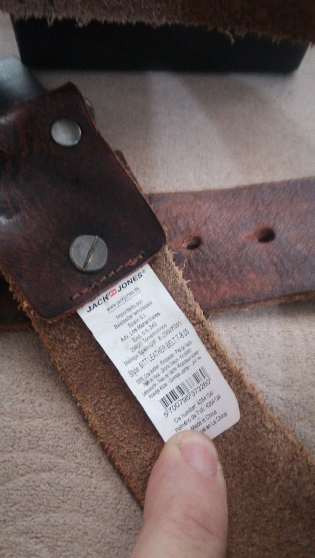 JACK JONES DERİ KEMER - Görsel 5