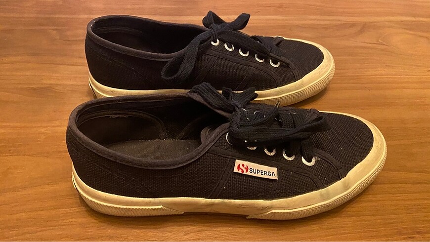 36 Beden lacivert Renk Orijinal Superga spor ayakkabı