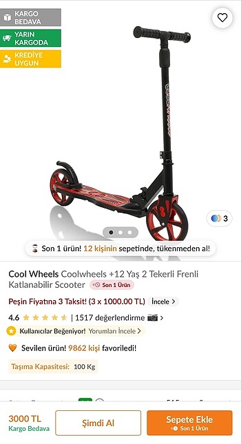 Katlanır Scooter