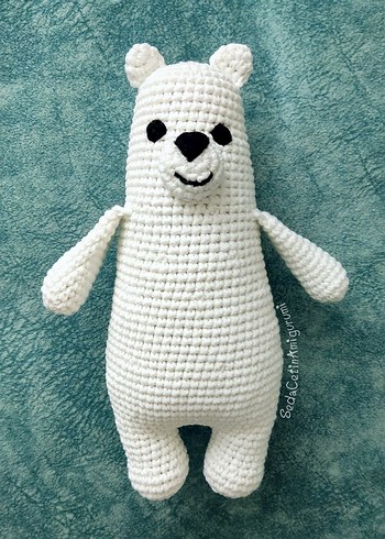 11 Parça Amigurumi Örgü Oyuncak Sepet Pikachu Ayı Toptan Toplu - Görsel 6