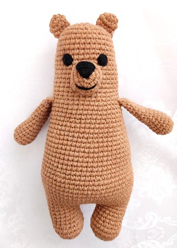 11 Parça Amigurumi Örgü Oyuncak Sepet Pikachu Ayı Toptan Toplu - Görsel 7