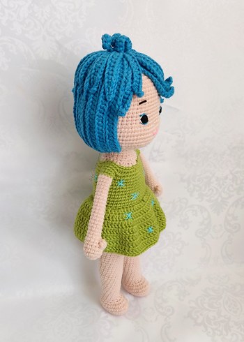 Amigurumi Ters Yüz Neşe Bebek inside out Örgü Oyuncak - Görsel 2