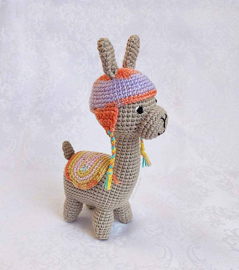Amigurumi Lama Örgü Oyuncak Alpaka Deve - Görsel 2