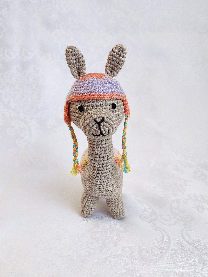 Amigurumi Lama Örgü Oyuncak Alpaka Deve - Görsel 3