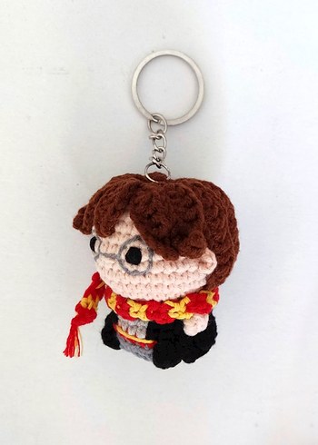 Harry Potter Çanta Süsü Örgü Anahtarlık Amigurumi - Görsel 3