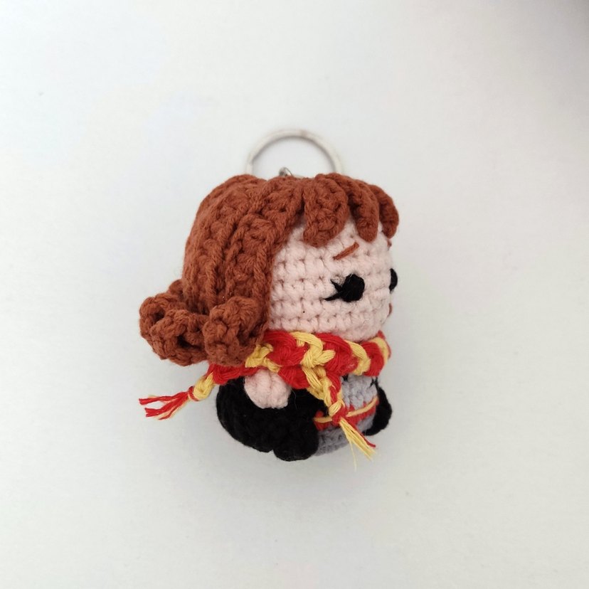 Hermione Granger Çanta Süsü Örgü Anahtarlık Charm - Görsel 2