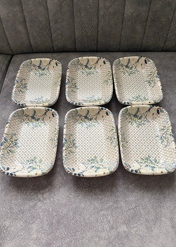 Çiçek Desenli krem renk kahvaltı takımı - Görsel 8