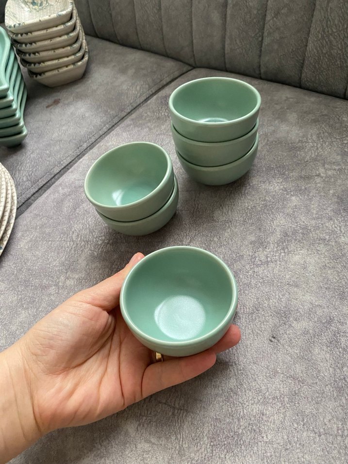 Çiçek Desenli krem renk kahvaltı takımı - Görsel 4