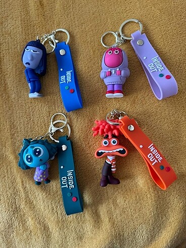 Inside Out 2 anahtarlıklar