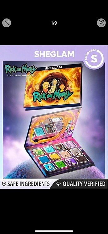 Beden Sheglam Rick and Morty far paleti