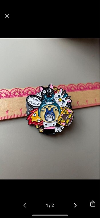 Miyazaki Totoro broş pin