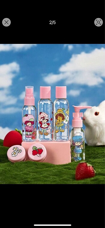 Strawberry Shortcake şişeler