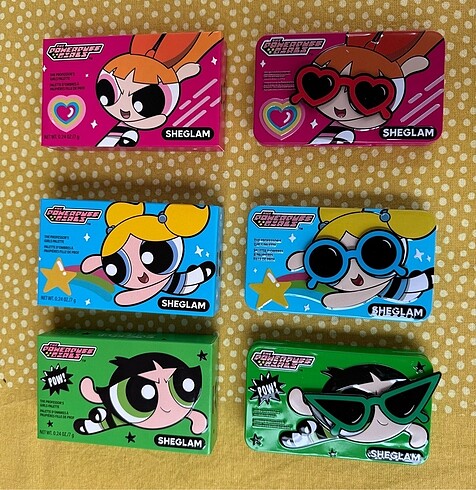 Powerpuff Girls far paletleri