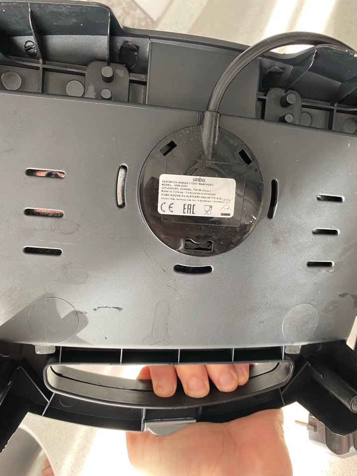 Sinbo Siyah Gri Tost Makinesi - Görsel 3