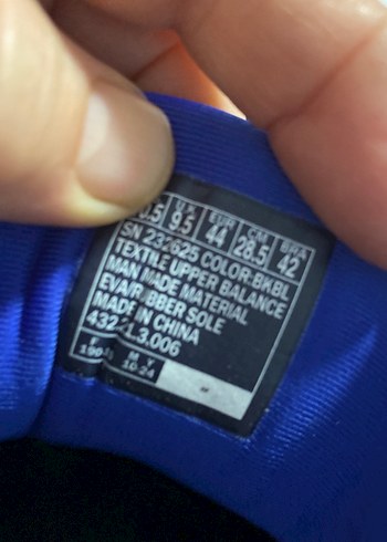 Mavi Erkek Spor Ayakkabı Bağcıkları - Görsel 6