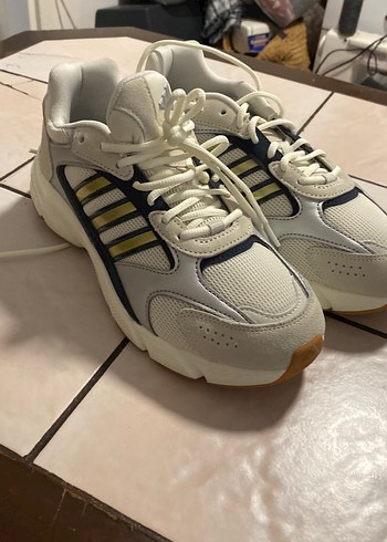 Beyaz Cırtcırtlı Stiletto Topuklu Kadın Spor Ayakkabı - Görsel 10