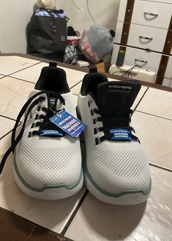 Skechers Beyaz Erkek Spor Ayakkabı - Görsel 3