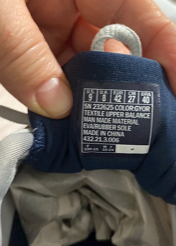 Gri Erkek Spor Ayakkabı Bağcıkları - Görsel 8