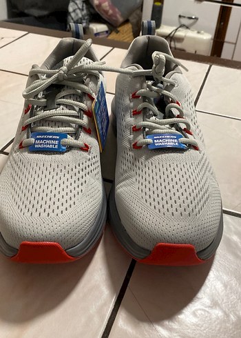 Gri Erkek Spor Ayakkabı Bağcıkları - Görsel 2