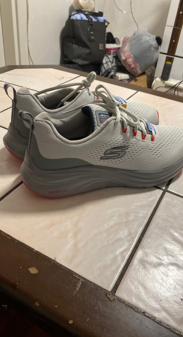 Gri Erkek Spor Ayakkabı Bağcıkları - Görsel 4