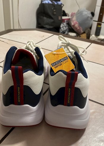 Beyaz Erkek Spor Ayakkabı Bağcıkları - Görsel 6