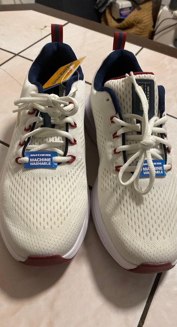 Beyaz Erkek Spor Ayakkabı Bağcıkları - Görsel 3