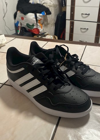 Adidas Siyah Beyaz Spor Ayakkabı - Görsel 2