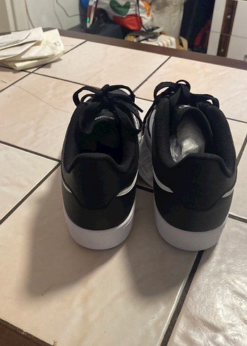 Adidas Siyah Beyaz Spor Ayakkabı - Görsel 6